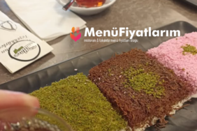 Sütlüce Kadayıf Menü Fiyatları