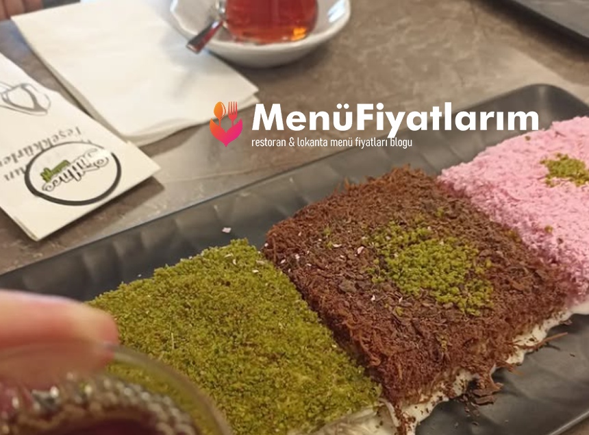 Sütlüce Kadayıf Menü Fiyatları